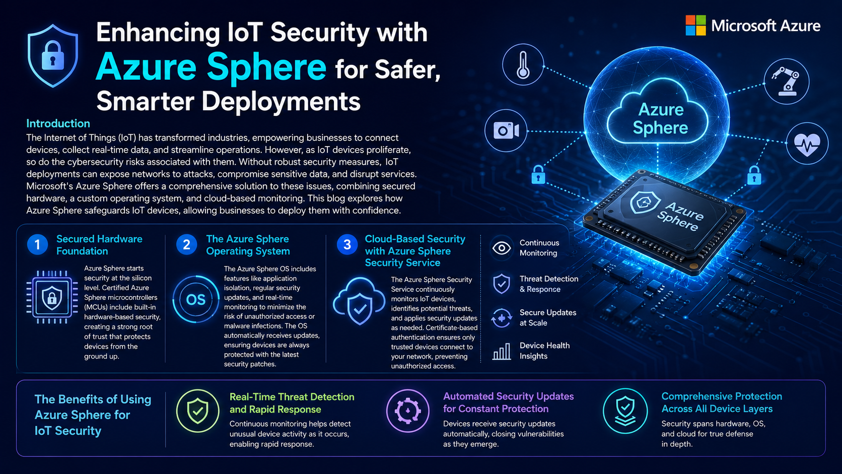 Enhancing IoT Security with Azure Sphere for Safer, Smarter Deployments
