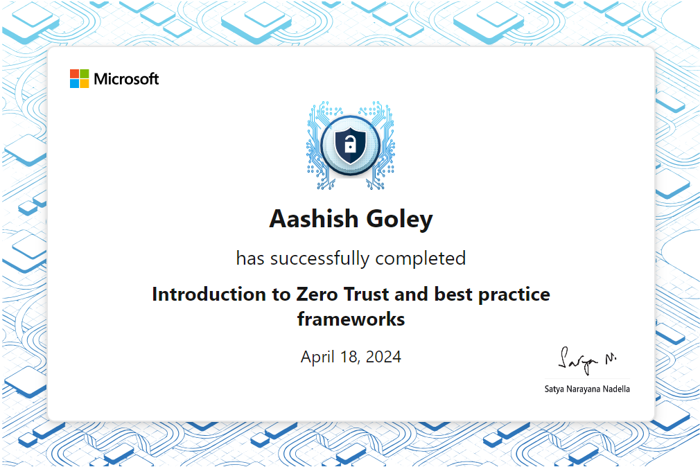 Introduction to Zero Trust and best practice frameworks