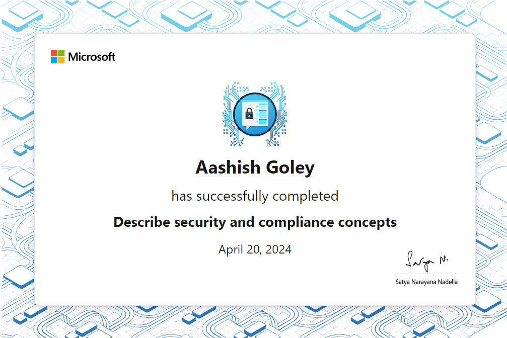 Describe security and compliance concepts
